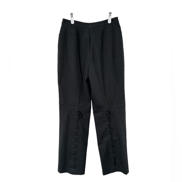 ST. John Sport Back Lace Up Jeans - Picture 2 of 12